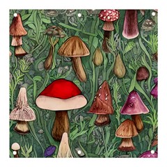 Fairycore Mushroom Forest Banner And Sign 3  X 3  by GardenOfOphir