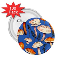 Tiny And Delicate Animal Crossing Mushrooms 2 25  Buttons (100 Pack)  by GardenOfOphir