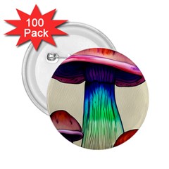 Tiny Mushroom 2 25  Buttons (100 Pack)  by GardenOfOphir