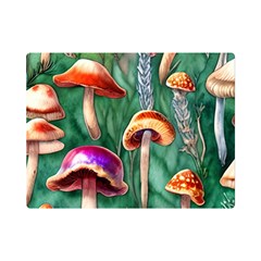 Witch s Woods One Side Premium Plush Fleece Blanket (mini)