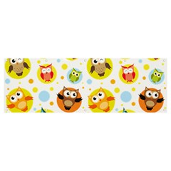 Owl Bird Cartoon Banner And Sign 12  X 4 