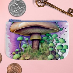 Farmcore Mushroom Large Coin Purse by GardenOfOphir