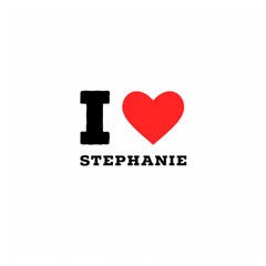 I Love Stephanie Wooden Puzzle Square by ilovewhateva