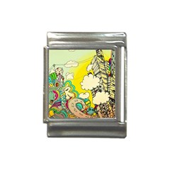 Doodle Wallpaper Artistic Surreal Italian Charm (13mm)