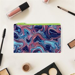 Fluid Art Pattern Cosmetic Bag (xs) by GardenOfOphir