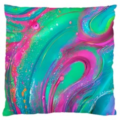 Fluid Art Background Standard Premium Plush Fleece Cushion Case (one Side) by GardenOfOphir