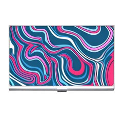 Liquid Art Pattern Business Card Holder by GardenOfOphir