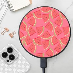 Watermelon Background Watermelon Wallpaper Wireless Fast Charger(black)