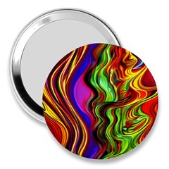 Swirls And Curls 3  Handbag Mirrors by GardenOfOphir