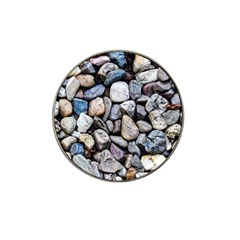 Stone Texture Nature Background Rocks Pebbles Hat Clip Ball Marker (4 Pack)