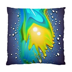 Liquid Background Standard Cushion Case (one Side) by GardenOfOphir