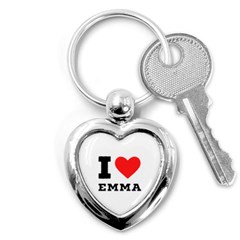 I Love Emma Key Chain (heart)