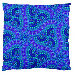 Background Pattern Geometric Large Premium Plush Fleece Cushion Case (two Sides)