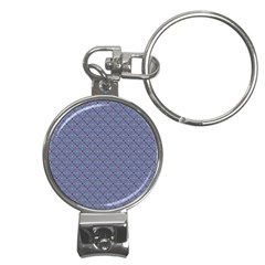 Blue Diamonds Nail Clippers Key Chain by Sparkle