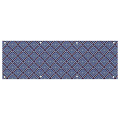 Blue Diamonds Banner And Sign 9  X 3  by Sparkle