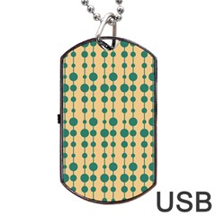 Pattern 27 Dog Tag Usb Flash (one Side) by GardenOfOphir