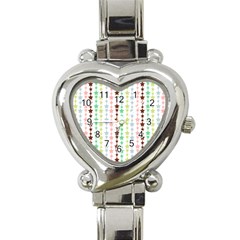 Pattern 50 Heart Italian Charm Watch by GardenOfOphir