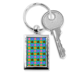 Slugs Key Chain (rectangle) by GardenOfOphir