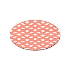 Lattice Iv Sticker (oval) by GardenOfOphir