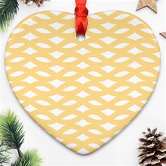 Lattice Ii Heart Ornament (two Sides) by GardenOfOphir