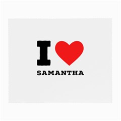 I Love Samantha Small Glasses Cloth (2 Sides) by ilovewhateva