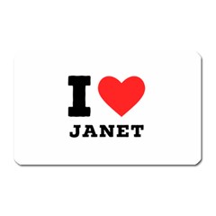 I Love Janet Magnet (rectangular)