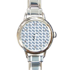 Pattern 130 Round Italian Charm Watch by GardenOfOphir