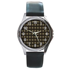 Pattern 144 Round Metal Watch by GardenOfOphir