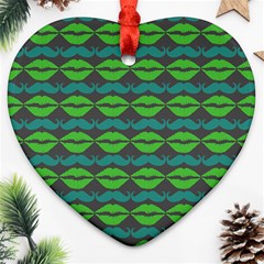 Pattern 179 Heart Ornament (two Sides) by GardenOfOphir