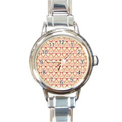 Pattern 196 Round Italian Charm Watch by GardenOfOphir