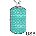 Pattern 206 Dog Tag USB Flash (One Side) Front