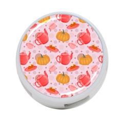 Pumpkin Tea Cup Pie Dessert 4-port Usb Hub (one Side) by Semog4