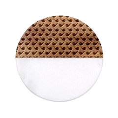 Pattern 264 Classic Marble Wood Coaster (round) 