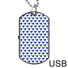 Pattern 270 Dog Tag Usb Flash (two Sides) by GardenOfOphir