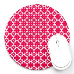 Pattern 308 Round Mousepad by GardenOfOphir