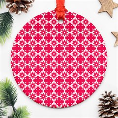 Pattern 308 Round Ornament (two Sides) by GardenOfOphir