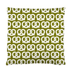 Olive Pretzel Illustrations Pattern Standard Cushion Case (two Sides) by GardenOfOphir