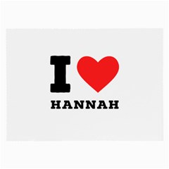 I Love Hannah Large Glasses Cloth by ilovewhateva