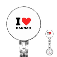 I Love Hannah Stainless Steel Nurses Watch by ilovewhateva