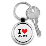 I love judy Key Chain (Round) Front