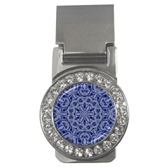 Mandala Pattern Rosette Kaleidoscope Abstract Money Clips (cz)  by Jancukart