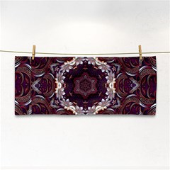 Rosette Kaleidoscope Mosaic Abstract Background Hand Towel