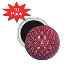 Sphere Spherical Metallic Colorful Circular Orb 1.75  Magnets (10 pack)  Front