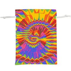 Colorful Spiral Abstract Swirl Twirl Art Pattern Lightweight Drawstring Pouch (xl) by Jancukart