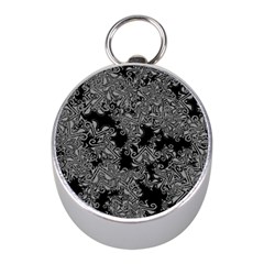 Modern Tribalism Elegance Print Mini Silver Compasses