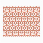 Salmon Pretzel Illustrations Pattern Small Glasses Cloth (2 Sides) Front