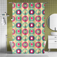 Chic Floral Pattern Shower Curtain 48  X 72  (small)  by GardenOfOphir