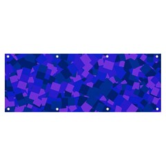 Cold Colorful Geometric Abstract Pattern Banner And Sign 8  X 3  by dflcprintsclothing