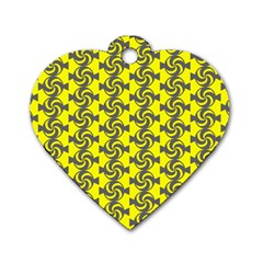 Candy Illustration Pattern Dog Tag Heart (one Side) by GardenOfOphir