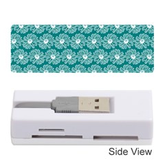 Gerbera Daisy Vector Tile Pattern Memory Card Reader (stick) by GardenOfOphir